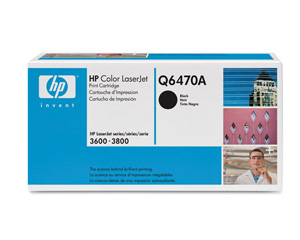 Toneris HEWLETT PACKARD, Q6470A, orinlais